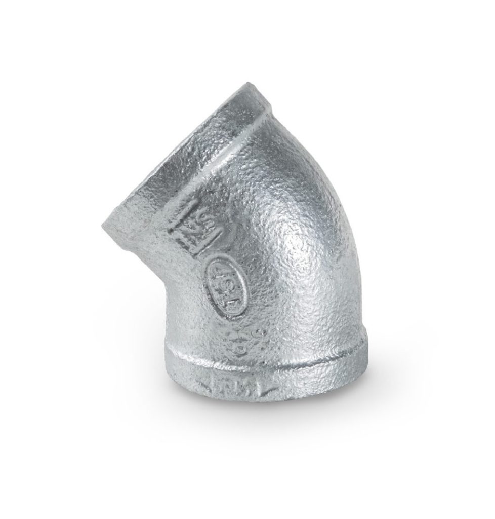Elbows 45° Banded (FIG NO. 120) – malleable iron pipe fitting by Tri Sinar Purnama