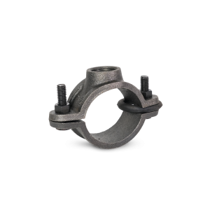 Clamp Saddle Black — Malleable Iron Pipe Fitting