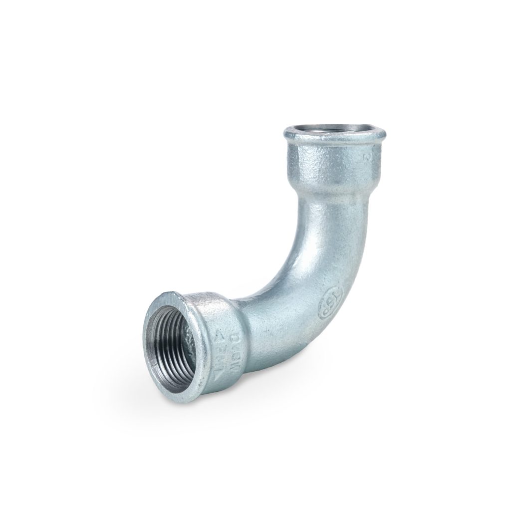 Bends Long Female 90° (FIG NO. 2) – malleable iron pipe fitting by Tri Sinar Purnama