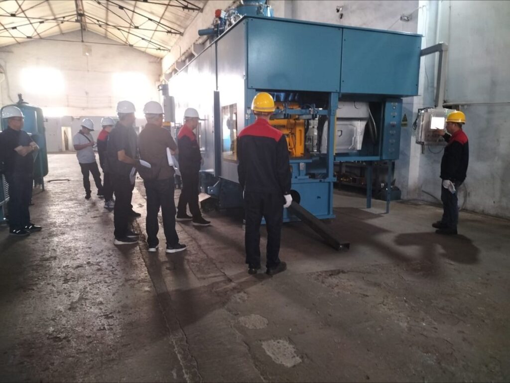 Training Program on the Automatic Molding Line Machine — Tri Sinar Purnama news
