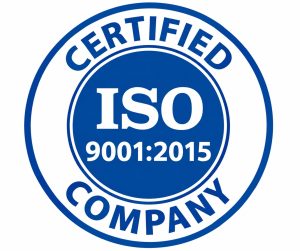 ISO 9001 : 2015 Certificate